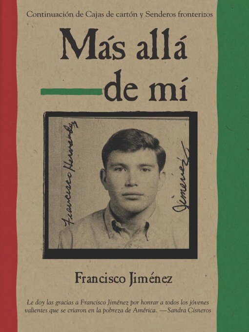 Title details for Mas Alla De Mi  Reaching Out Spanish Edition by Francisco Jiménez - Wait list